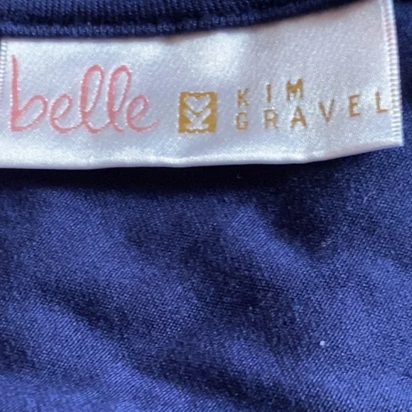 New A587912 Belle by Kim Gravel Rayon Spandex Shrug size XL Color Navy very soft - Picture 2 of 7